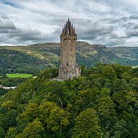 Buy canvas prints of The Wallace Monument by Apollo Aerial Photography