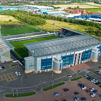 Buy canvas prints of Falkirk Football Club by Apollo Aerial Photography