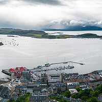 Buy canvas prints of Oban From McCaigs Tower by Apollo Aerial Photography