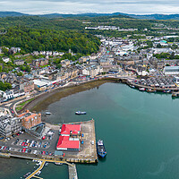 Buy canvas prints of Oban Scotland by Apollo Aerial Photography