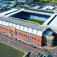 Buy canvas prints of Glasgow Rangers FC by Apollo Aerial Photography