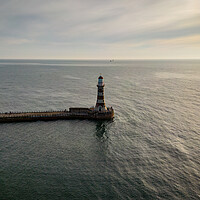 Buy canvas prints of Roker Pier Sunrise by Apollo Aerial Photography
