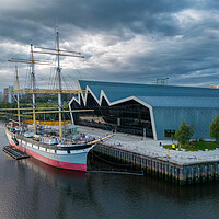 Buy canvas prints of The Tall Ship Glenlee by Apollo Aerial Photography