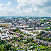 Buy canvas prints of Barnsley Panorama by Apollo Aerial Photography