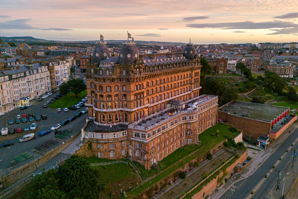 The Scarborough Grand Hotel Picture Board by Apollo Aerial Photography