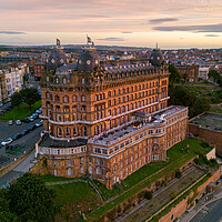Buy canvas prints of The Scarborough Grand Hotel by Apollo Aerial Photography