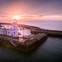 Buy canvas prints of Scarborough Lighthouse  by Apollo Aerial Photography