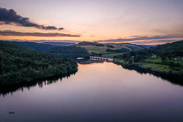 Ladybower Views Picture Board by Apollo Aerial Photography
