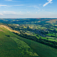 Buy canvas prints of A View across Bamford Edge by Apollo Aerial Photography