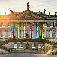 Buy canvas prints of Wentworth Woodhouse Colours by Apollo Aerial Photography