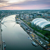 Buy canvas prints of Newcastle Tyne View by Apollo Aerial Photography
