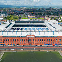 Buy canvas prints of Ibrox Glasgow Rangers FC by Apollo Aerial Photography
