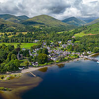 Buy canvas prints of The Village of Luss by Apollo Aerial Photography