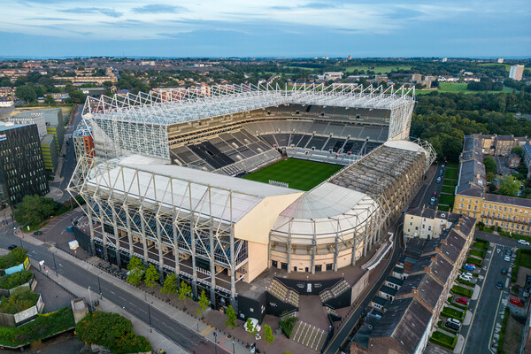 St James Park Newcastle Utd Picture Board by Apollo Aerial Photography