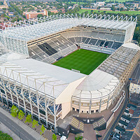 Buy canvas prints of St James Park Newcastle Utd by Apollo Aerial Photography