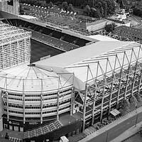 Buy canvas prints of St James Park Black and White by Apollo Aerial Photography