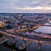 Buy canvas prints of Newcastle Dawn by Apollo Aerial Photography