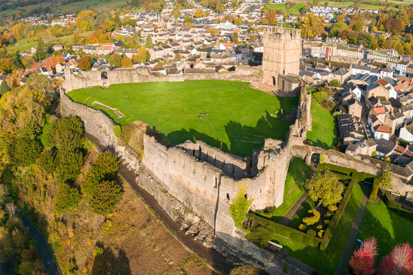 Richmond Castle North Yorkshire Picture Board by Apollo Aerial Photography