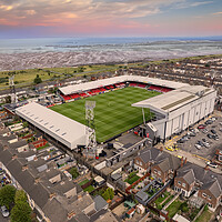 Buy canvas prints of Blundell Park Sunrise by Apollo Aerial Photography