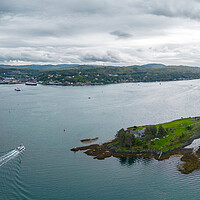 Buy canvas prints of Entrance to Oban by Apollo Aerial Photography