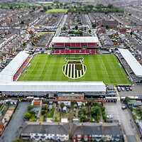 Buy canvas prints of Grimsby Town Football Club by Apollo Aerial Photography