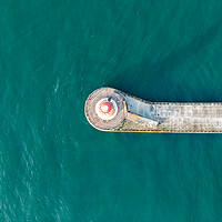 Buy canvas prints of Roker Lighthouse by Apollo Aerial Photography