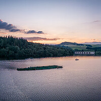 Buy canvas prints of Ladybower Reservoir by Apollo Aerial Photography