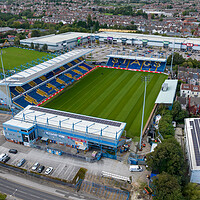 Buy canvas prints of Mansfield Town FC by Apollo Aerial Photography