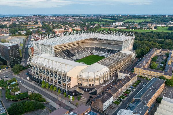 Newcastle United Picture Board by Apollo Aerial Photography