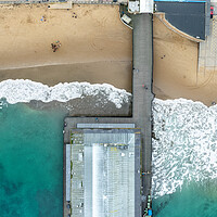 Buy canvas prints of Cleethorpes Pier Summertime by Apollo Aerial Photography