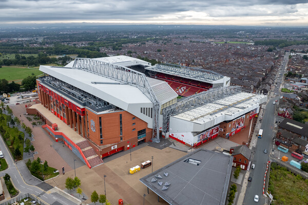 Anfield Picture Board by Apollo Aerial Photography