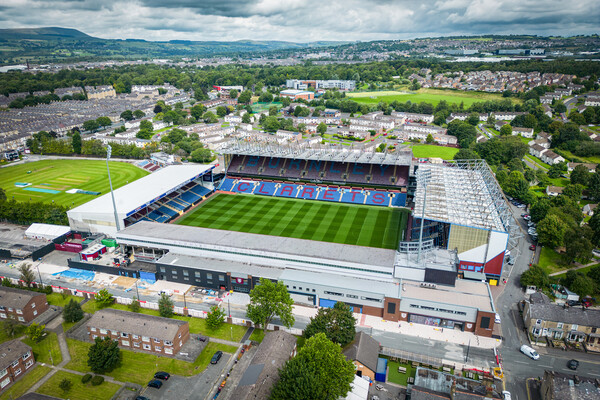 Turf Moor Picture Board by Apollo Aerial Photography