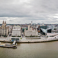 Buy canvas prints of Liverpool Waterfront by Apollo Aerial Photography