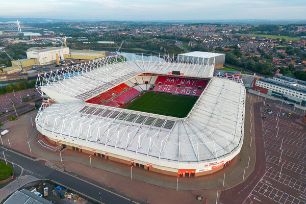 Ha Way The Lads Sunderland Football Club Picture Board by Apollo Aerial Photography