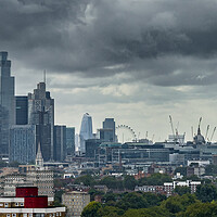Buy canvas prints of Stormy London Skyline by Apollo Aerial Photography