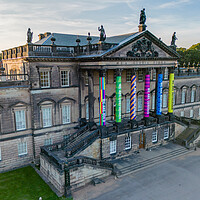 Buy canvas prints of Wentowrth Woodhouse In Colours by Apollo Aerial Photography