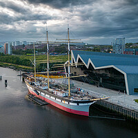 Buy canvas prints of The Tall Ship Glenlee by Apollo Aerial Photography