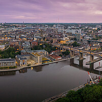 Buy canvas prints of A View Across The Tyne by Apollo Aerial Photography