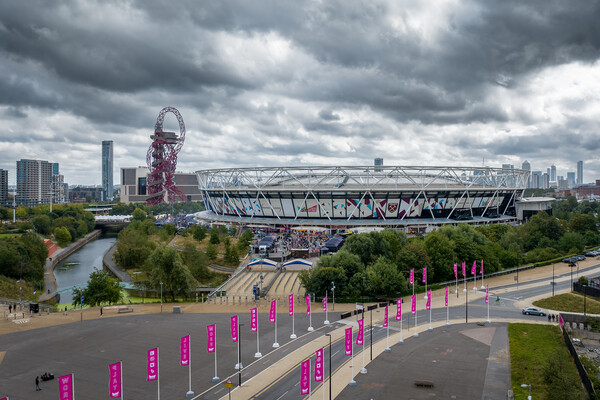 The City of London Stadium Picture Board by Apollo Aerial Photography