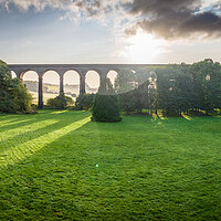 Buy canvas prints of Penistone Railway Viaduct by Apollo Aerial Photography