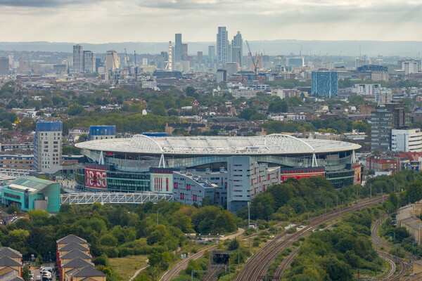 The Emirates Stadium Picture Board by Apollo Aerial Photography