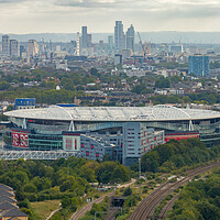 Buy canvas prints of The Emirates Stadium by Apollo Aerial Photography