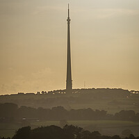 Buy canvas prints of Emley Moor TV Mast by Apollo Aerial Photography
