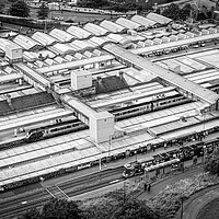 Buy canvas prints of Sheffield Station by Apollo Aerial Photography