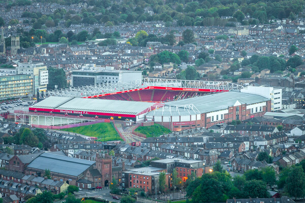 Bramall Lane Picture Board by Apollo Aerial Photography