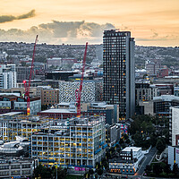Buy canvas prints of Sheffield St Pauls Tower by Apollo Aerial Photography