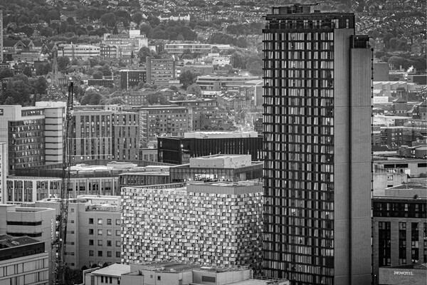 Sheffield Landmarks Picture Board by Apollo Aerial Photography