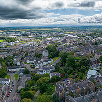 Buy canvas prints of A View Across Stirling by Apollo Aerial Photography