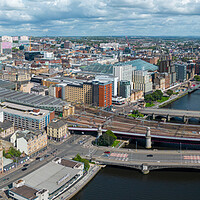 Buy canvas prints of Glasgow by Apollo Aerial Photography