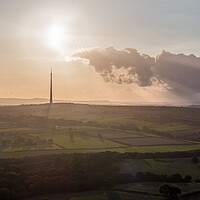 Buy canvas prints of Emley Moor Views by Apollo Aerial Photography